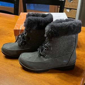 JBU Women's Charcoal Winter Boots